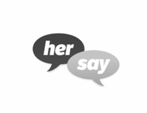 HER SAY Logo (USPTO, 05/10/2011)