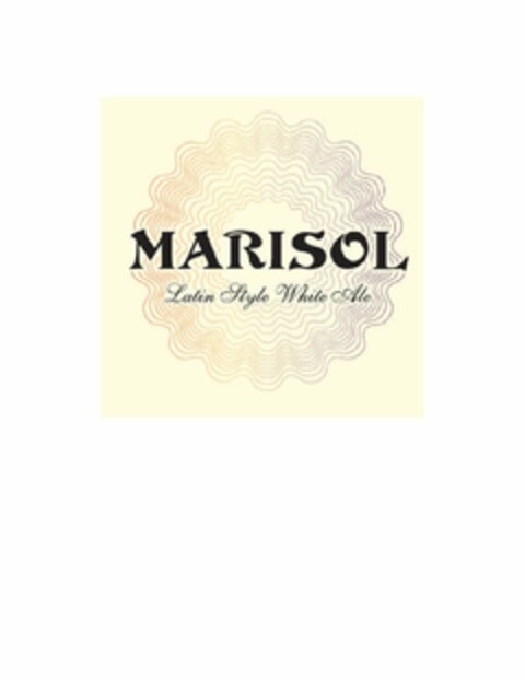 MARISOL LATIN STYLE WHITE ALE Logo (USPTO, 17.05.2011)