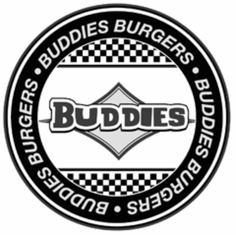 BUDDIES BUDDIES BURGERS BUDDIES BURGERSBUDDIES BURGERS Logo (USPTO, 21.09.2011)