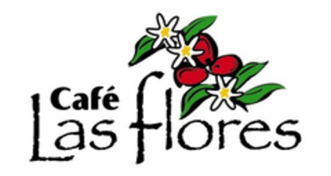 CAFE LAS FLORES Logo (USPTO, 25.04.2012)