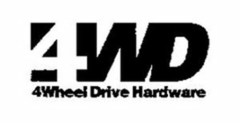 4WD 4WHEEL DRIVE HARDWARE Logo (USPTO, 09/04/2012)