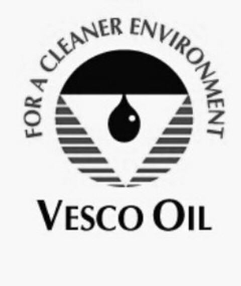 FOR A CLEANER ENVIRONMENT VESCO OIL Logo (USPTO, 22.03.2013)