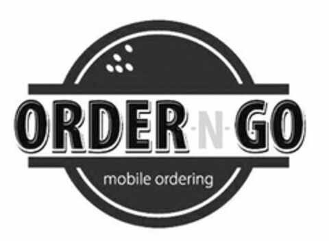 ORDER-N-GO MOBILE ORDERING Logo (USPTO, 06/18/2013)