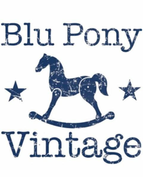 BLU PONY VINTAGE Logo (USPTO, 19.06.2013)