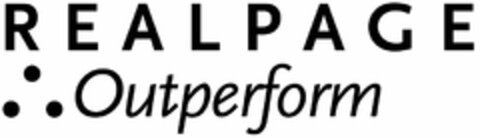 REALPAGE OUTPERFOM Logo (USPTO, 07/30/2013)