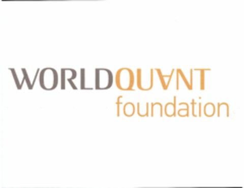 WORLDQUANT FOUNDATION Logo (USPTO, 26.08.2013)