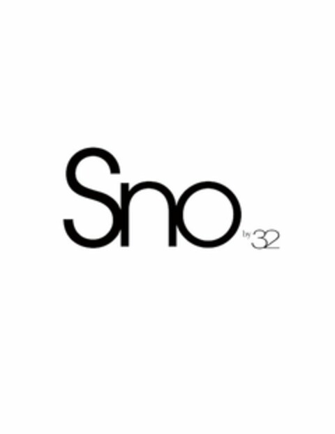 SNO BY 32 Logo (USPTO, 13.11.2013)