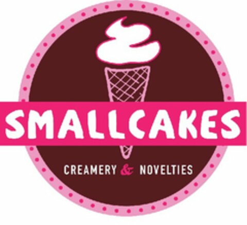 SMALLCAKES CREAMERY & NOVELTIES Logo (USPTO, 11.07.2014)