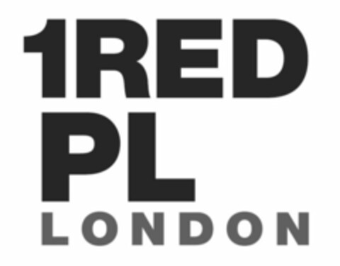 1RED PL LONDON Logo (USPTO, 22.10.2014)