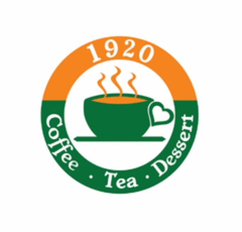 1920 COFFEE · TEA · DESSERT Logo (USPTO, 03/10/2015)