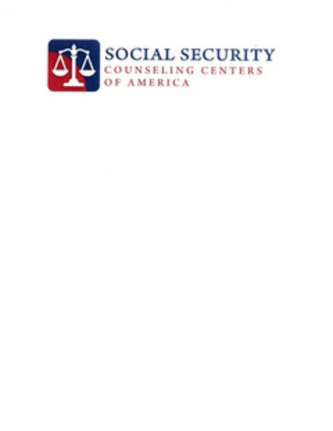 SOCIAL SECURITY COUNSELING CENTERS OF AMERICA Logo (USPTO, 23.02.2016)