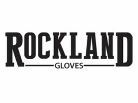 ROCKLAND GLOVES Logo (USPTO, 10.03.2016)