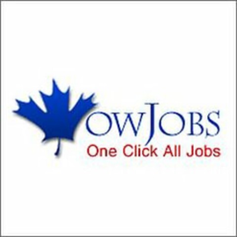 WOWJOBS ONE CLICK ALL JOBS Logo (USPTO, 05/18/2017)