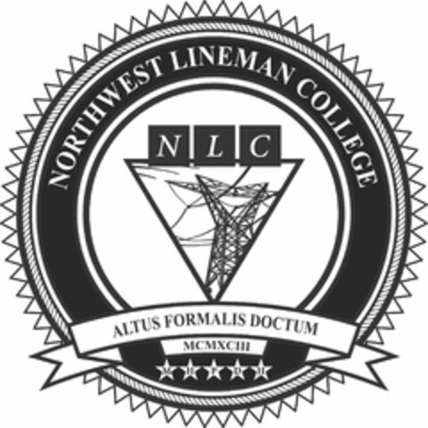 NORTHWEST LINEMAN COLLEGE NLC ALTUS FORMALIS DOCTUM MCMXCIII M H P D H Logo (USPTO, 04.08.2017)