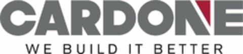 CARDONE WE BUILD IT BETTER Logo (USPTO, 14.09.2017)