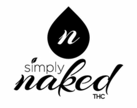 N SIMPLY NAKED THC Logo (USPTO, 09/22/2017)