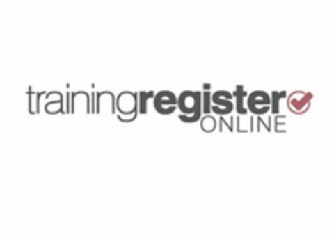 TRAINING REGISTER ONLINE Logo (USPTO, 10/31/2017)