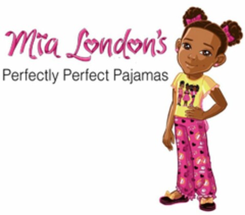 MIA LONDON'S PERFECTLY PERFECT PAJAMAS Logo (USPTO, 22.02.2018)