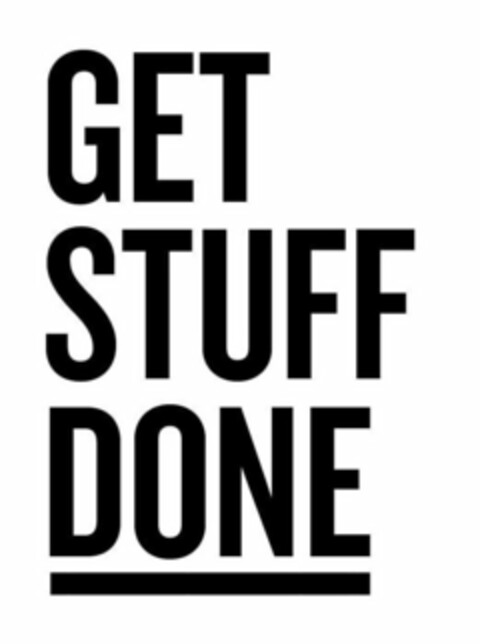 GET STUFF DONE Logo (USPTO, 08.03.2019)