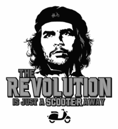 THE REVOLUTION IS JUST A SCOOTER AWAY Logo (USPTO, 04.04.2019)