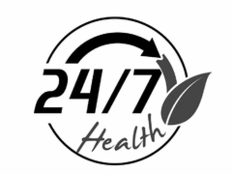 24/7 HEALTH Logo (USPTO, 06/01/2019)