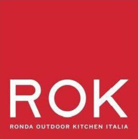 ROK RONDA OUTDOOR KITCHEN ITALIA Logo (USPTO, 03.10.2019)