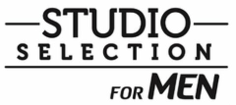 STUDIO SELECTION FOR MEN Logo (USPTO, 10/08/2019)