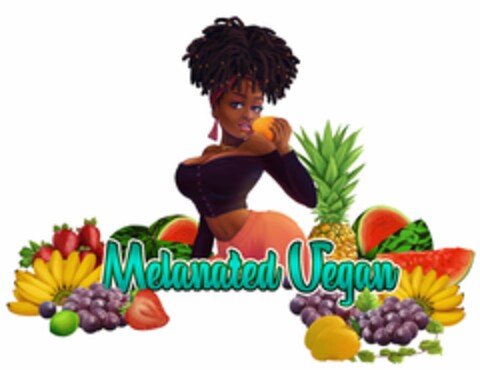 MELANATED VEGAN Logo (USPTO, 29.11.2019)