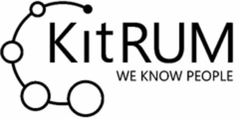KITRUM WE KNOW PEOPLE Logo (USPTO, 04.12.2019)