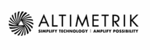 ALTIMETRIK SIMPLIFY TECHNOLOGY | AMPLIFY POSSIBILITY Logo (USPTO, 21.02.2020)