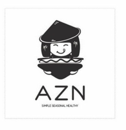 AZN SIMPLE SEASONAL HEALTHY Logo (USPTO, 17.04.2020)