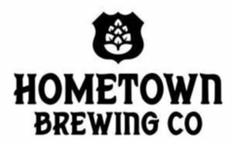 HOMETOWN BREWING CO Logo (USPTO, 19.05.2020)