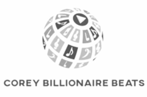 COREY BILLIONAIRE BEATS Logo (USPTO, 05/22/2020)