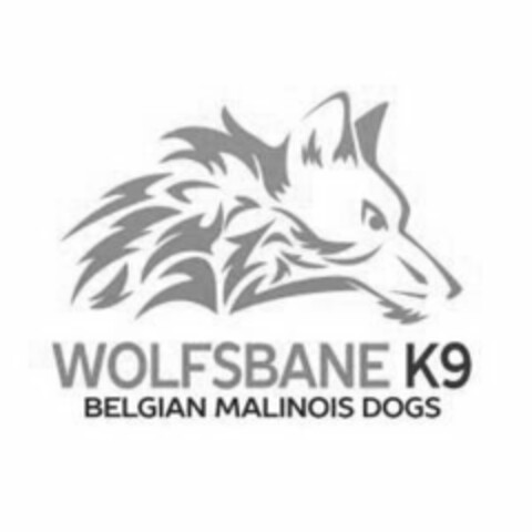 WOLFSBANE K9 BELGIAN MALINOIS DOGS Logo (USPTO, 01.09.2020)