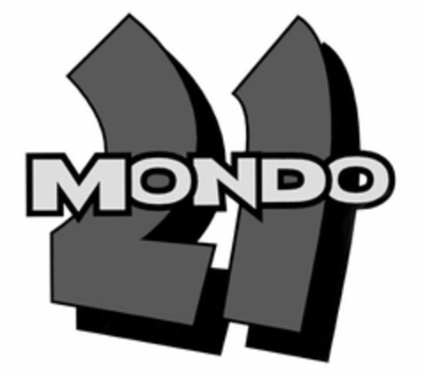 MONDO 21 Logo (USPTO, 11.08.2009)