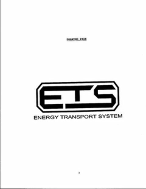 ETS ENERGY TRANSPORT SYSTEM Logo (USPTO, 13.08.2009)