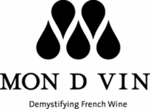 MON D VIN DEMYSTIFYING FRENCH WINE Logo (USPTO, 23.09.2009)