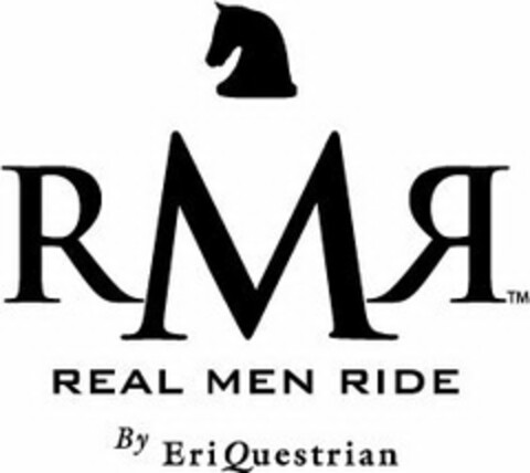 RMR REAL MEN RIDE BY ERIQUESTRIAN Logo (USPTO, 25.10.2009)