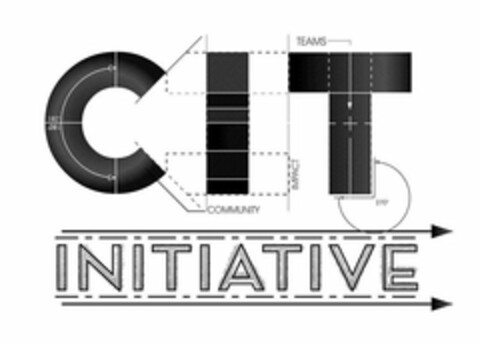 CIT INITIATIVE COMMUNITY IMPACT TEAMS 180° 180° 270° Logo (USPTO, 08.11.2010)