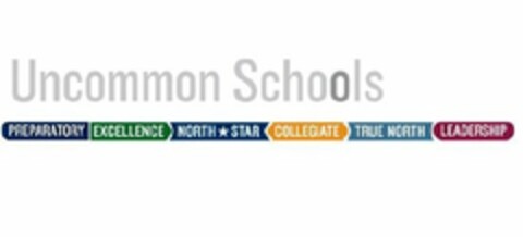 UNCOMMON SCHOOLS PREPARATORY EXCELLENCE NORTH STAR COLLEGIATE TRUE NORTH LEADERSHIP Logo (USPTO, 21.12.2010)