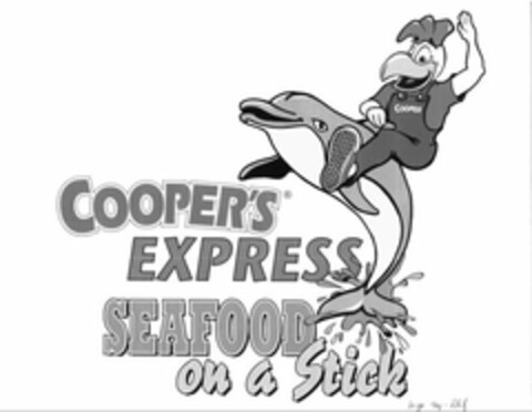 COOPER'S EXPRESS SEAFOOD ON A STICK COOPER Logo (USPTO, 02/21/2011)