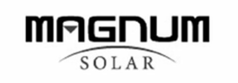 MAGNUM SOLAR Logo (USPTO, 14.04.2011)