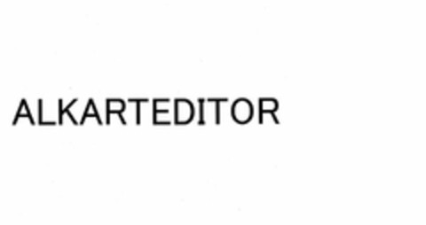 ALKARTEDITOR Logo (USPTO, 25.08.2011)