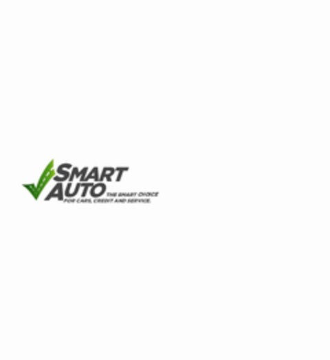 SMARTAUTO THE SMART CHOICE FOR CARS, CREDIT AND SERVICE. Logo (USPTO, 01/26/2012)