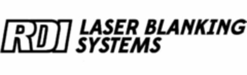 RDI LASER BLANKING SYSTEMS Logo (USPTO, 02/11/2013)