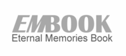 EMBOOK ETERNAL MEMORIES BOOK Logo (USPTO, 02/17/2013)