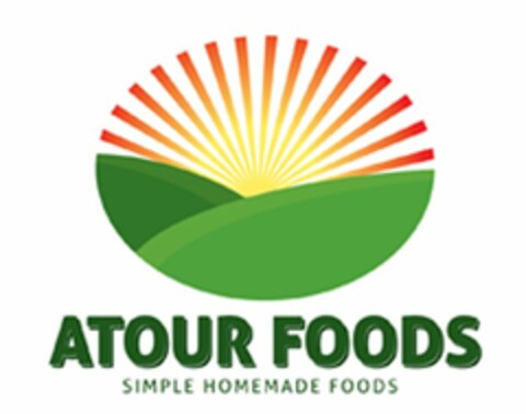 ATOUR FOODS SIMPLE HOMEMADE FOODS Logo (USPTO, 07/19/2013)