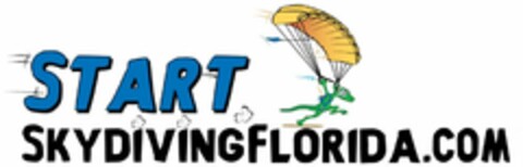 START SKYDIVINGFLORIDA.COM Logo (USPTO, 09.07.2014)