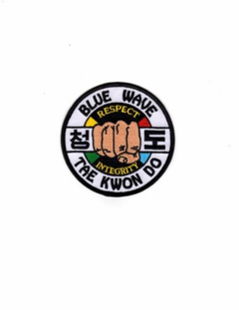 BLUE WAVE TAE KWON DO RESPECT INTEGRITY Logo (USPTO, 16.07.2014)