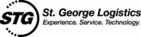 STG ST. GEORGE LOGISTICS EXPERIENCE. SERVICE. TECHNOLOGY Logo (USPTO, 18.08.2014)